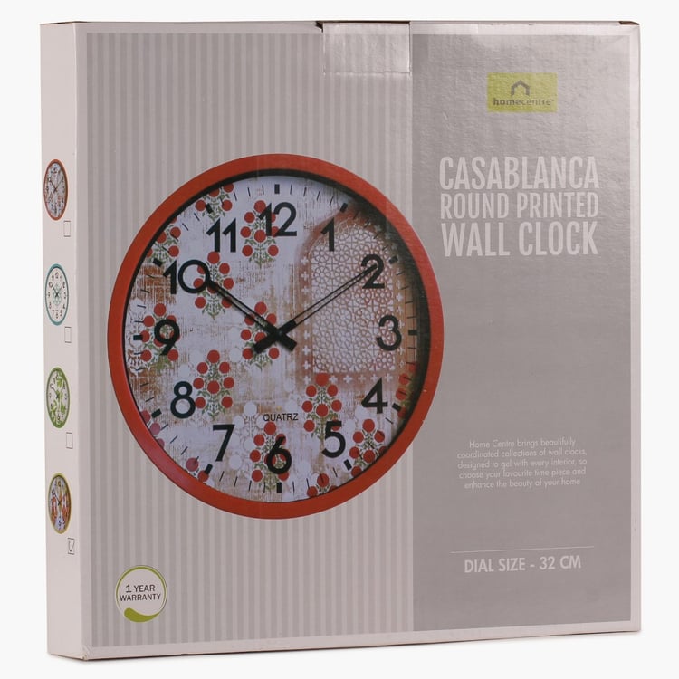 Casablanca Printed Wall Clock