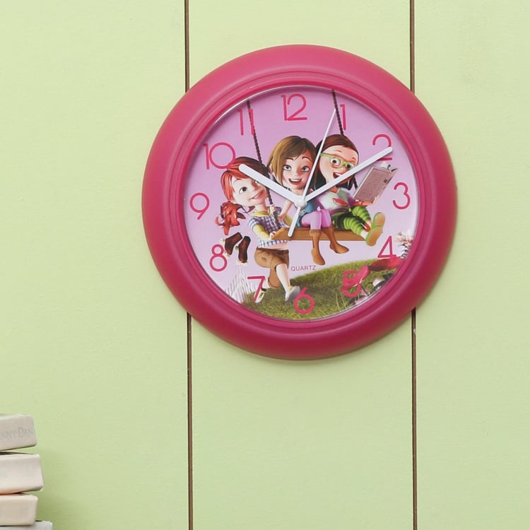 Cartoon Print Wall Clock