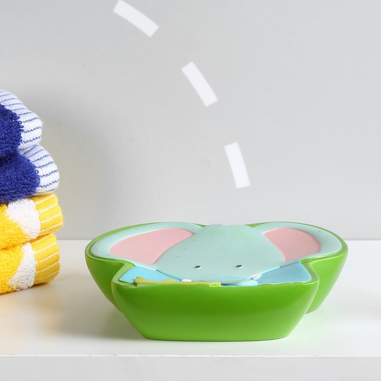 City Goes Wild Elephant Swag Soap Dish