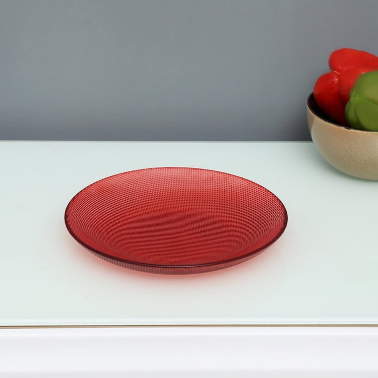 Textured Glass Side Plate