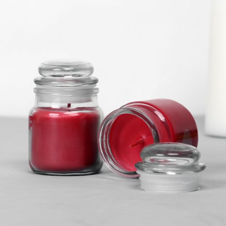 Redolance Scented Jar Candle- Set Of 2 - 9 CM