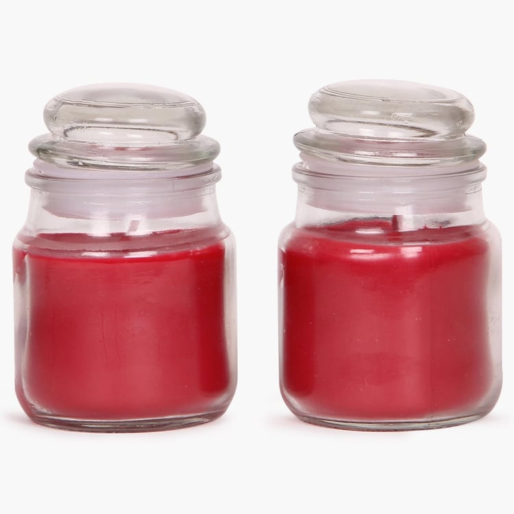 Redolance Scented Jar Candle- Set Of 2 - 9 CM