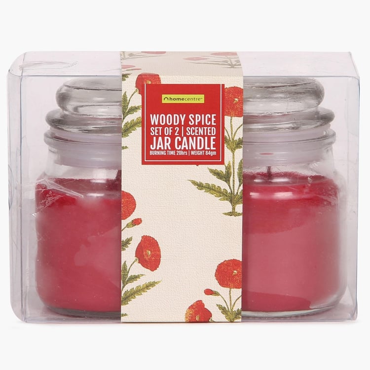 Redolance Scented Jar Candle- Set Of 2 - 9 CM