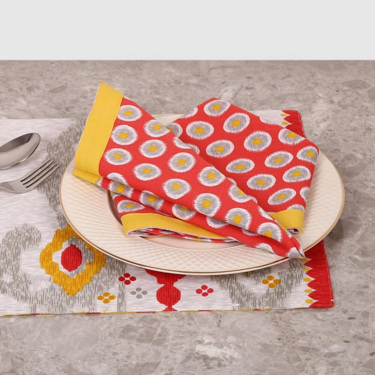 Remaster Printed Table Napkin- Set Of 2