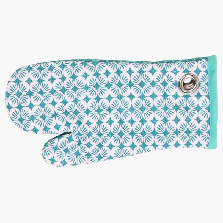 Coastal Living Printed Oven Mitten-Set Of 2