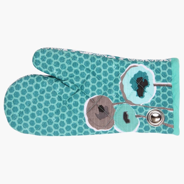 Coastal Living Printed Oven Mitten-Set Of 2