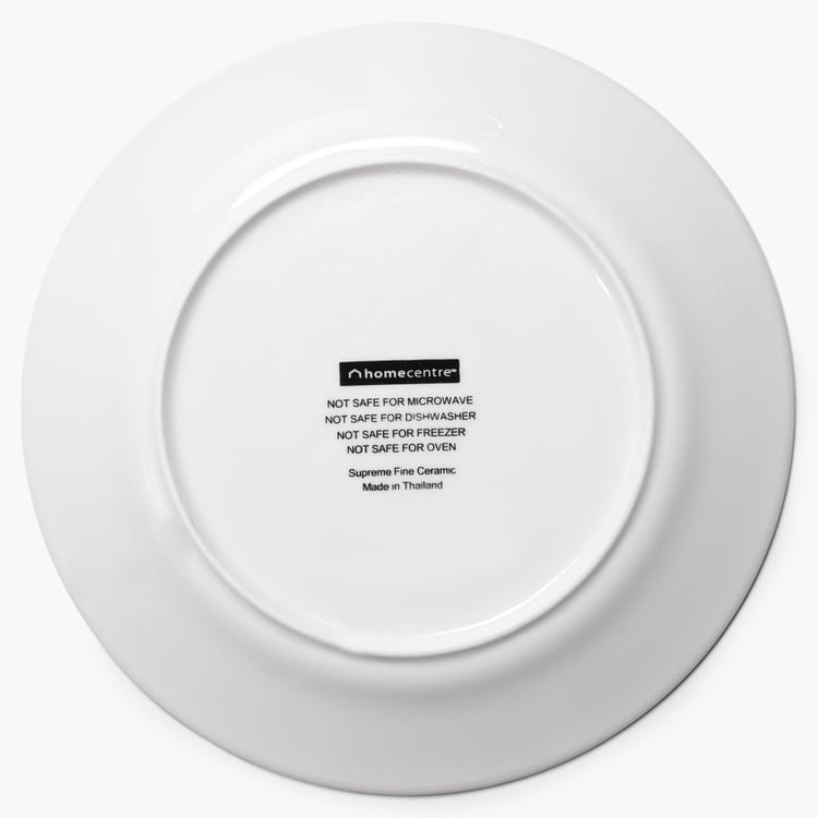 Marshmallow Ceramic Side Plate - 21cm