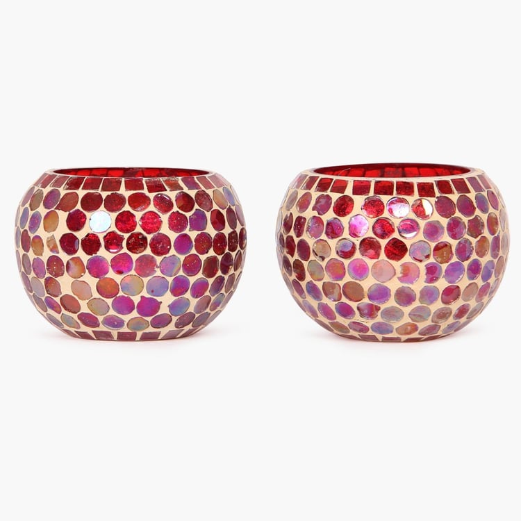 Splendid Rolly Polly Votive Holder - Set Of 2 Pcs.