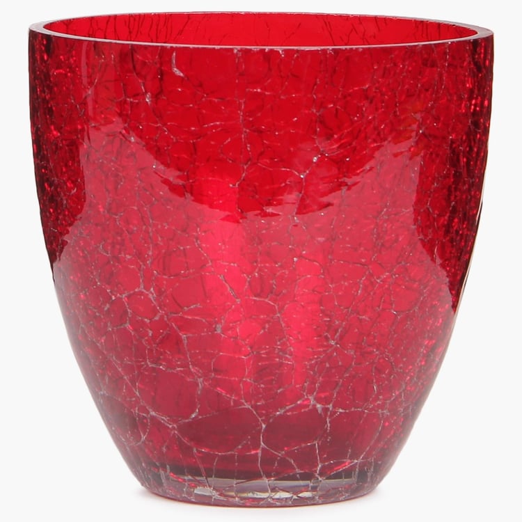 Splendid Crackle Votive Holder