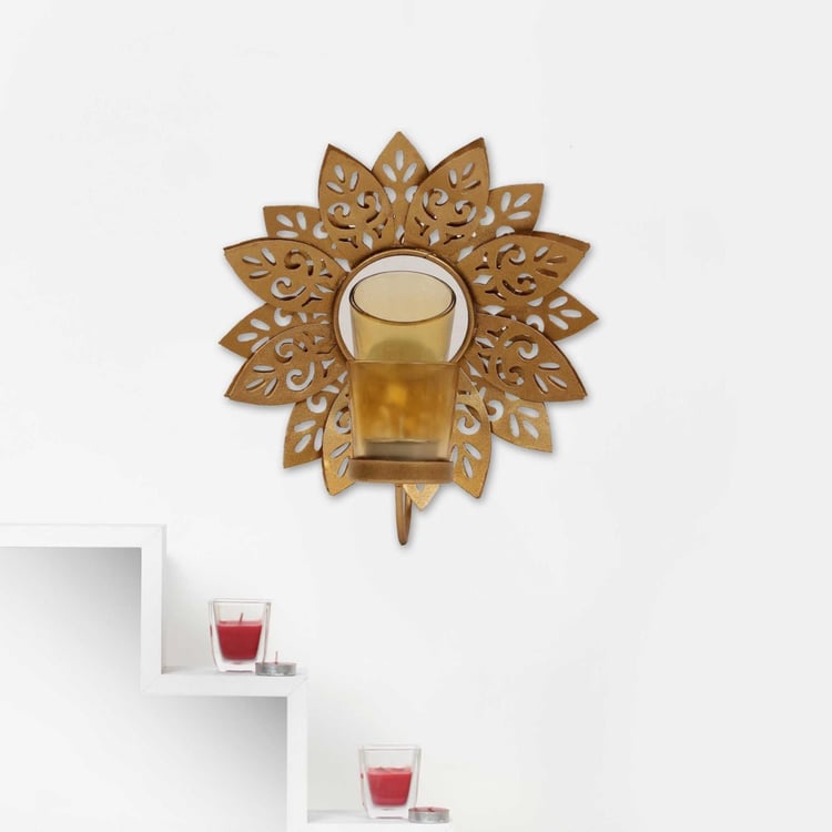 Majestic Lotus Wall Sconce