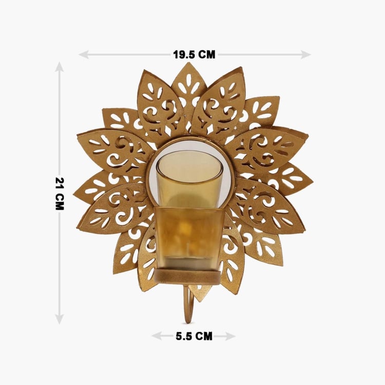 Majestic Lotus Wall Sconce