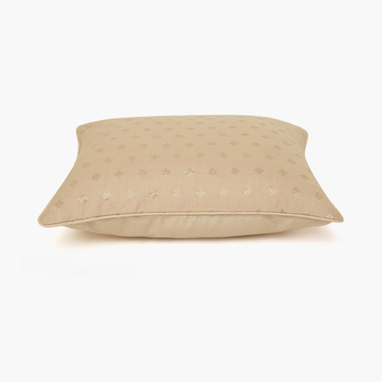 Marshmallow Nude Sequin Cushion Cover