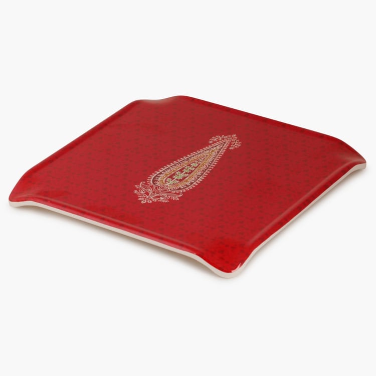 India Modern Paisley Hot Pot Plate - 19 cm