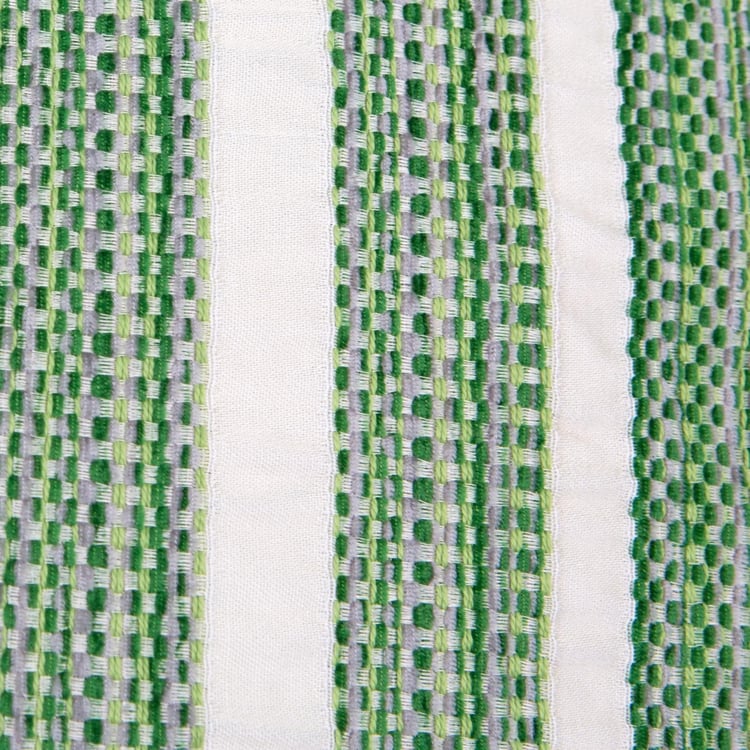 Gala Melange Chenille Cushion Cover- Set of 2 - 65 X 65 cm