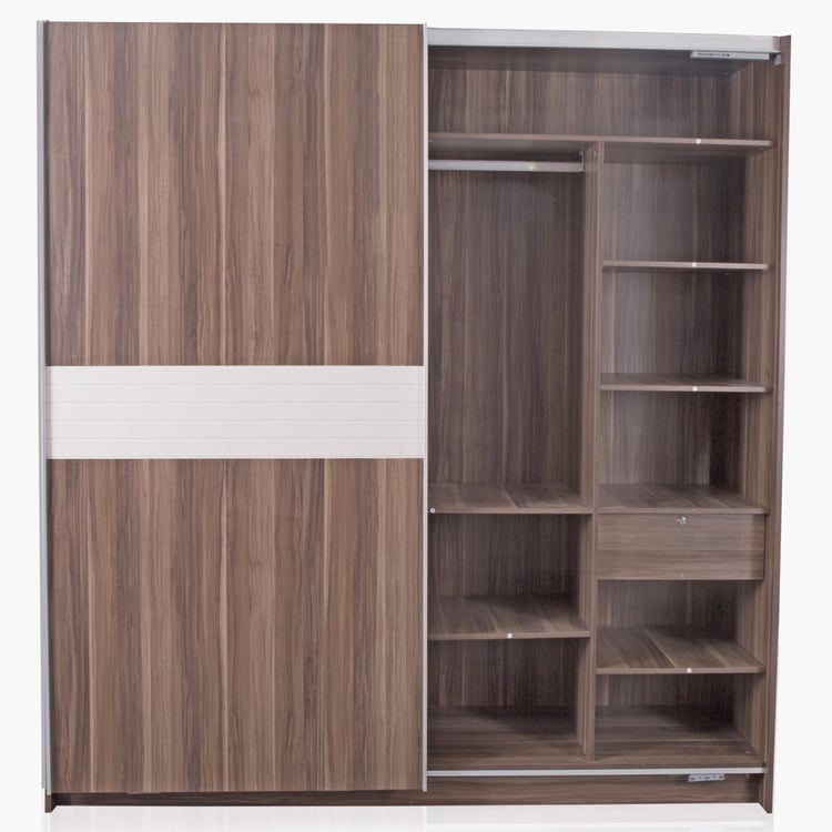 Akron-Crystal 2-Door Sliding Wardrobe