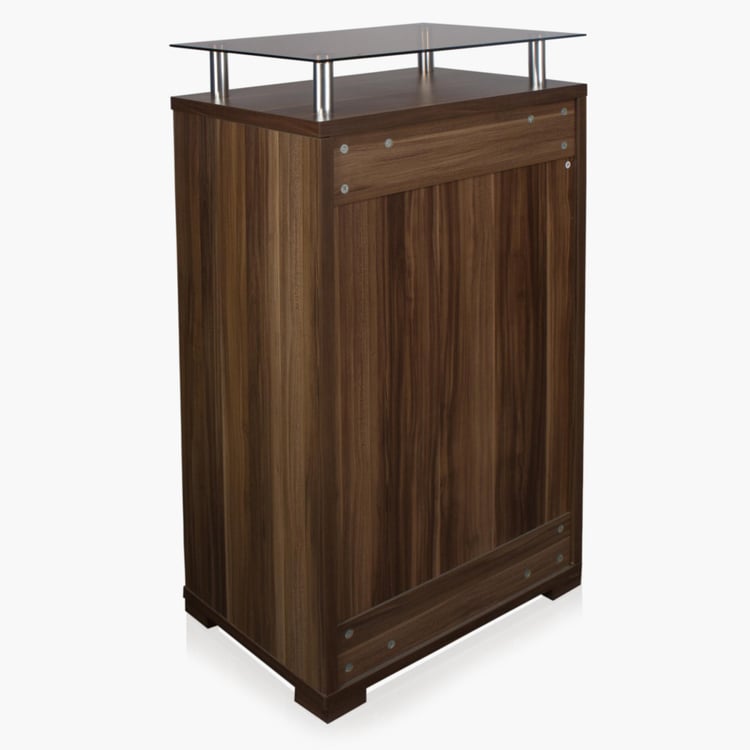 Akron-Crystal Textured Chest of Drawers