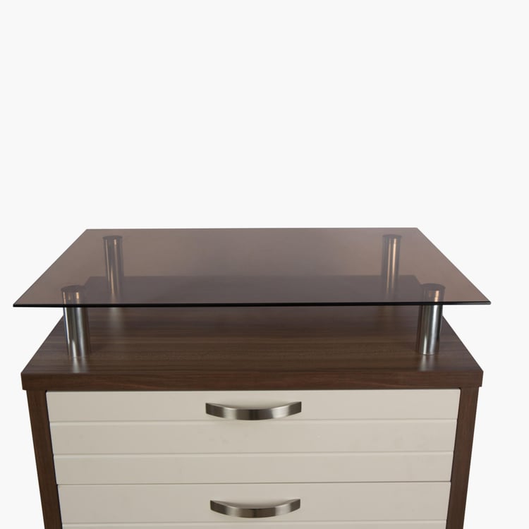 Akron-Crystal Textured Chest of Drawers