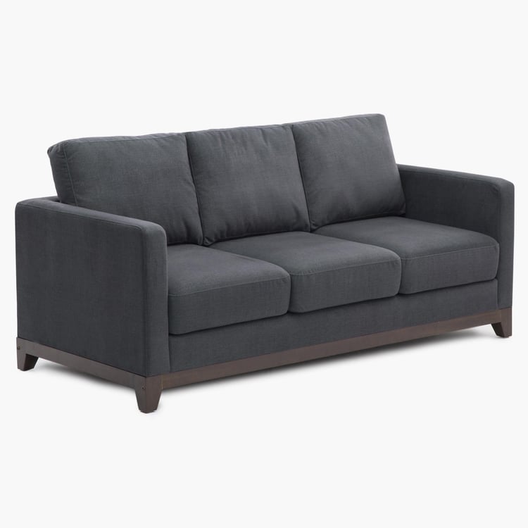 Adalyn Miami Fabric 3-Seater Sofa - Grey