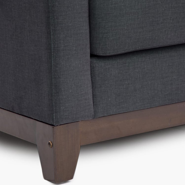 Adalyn Miami Fabric 3-Seater Sofa - Grey