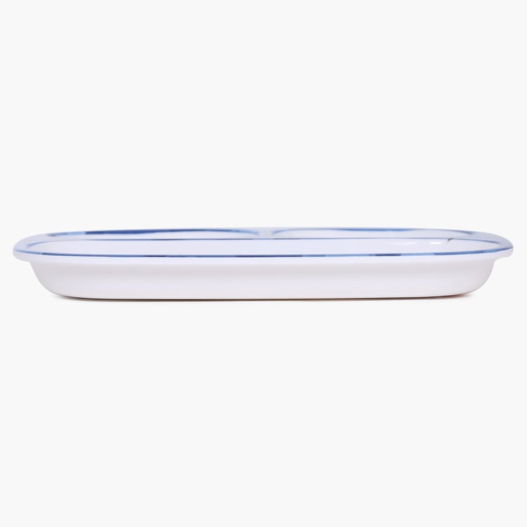 Adventure of U-tron Rectangular 3 Partition Kids Plate