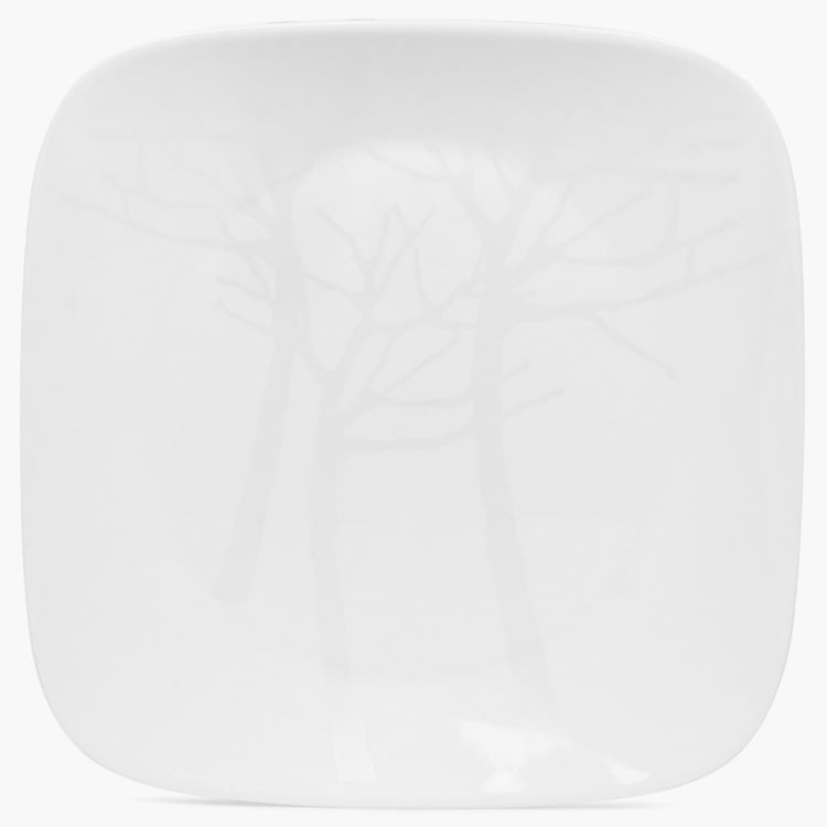 CORELLE Frost Gold Square Dinner Plate