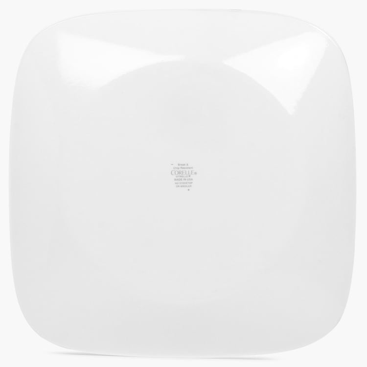 CORELLE Frost Gold Square Dinner Plate