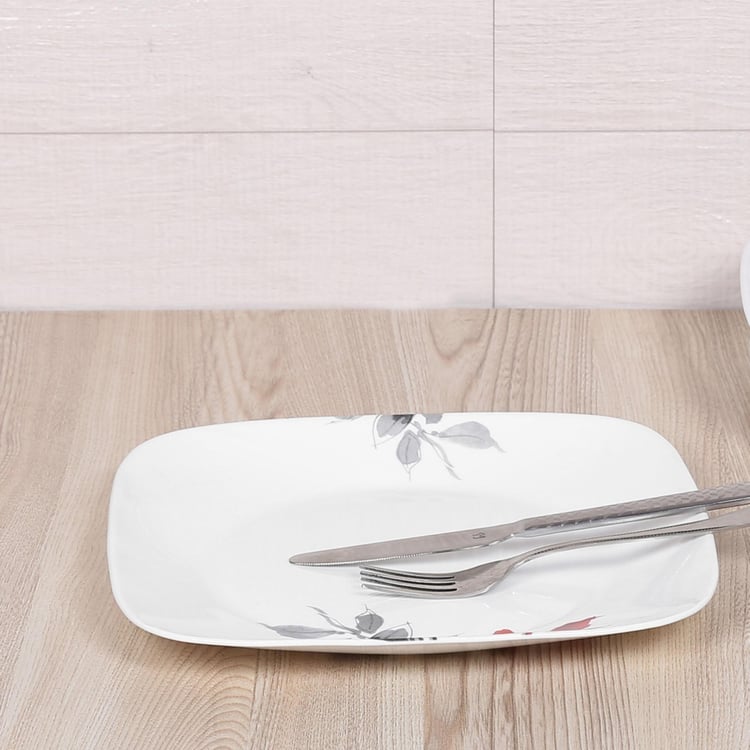 CORELLE Kyoto Leaves Square Dinner Plate