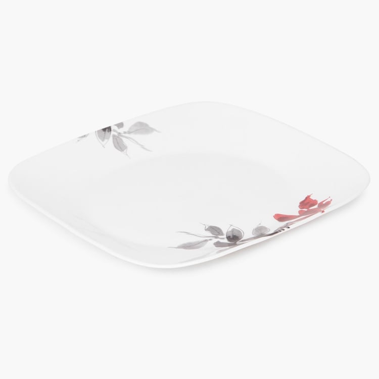 CORELLE Kyoto Leaves Square Dinner Plate