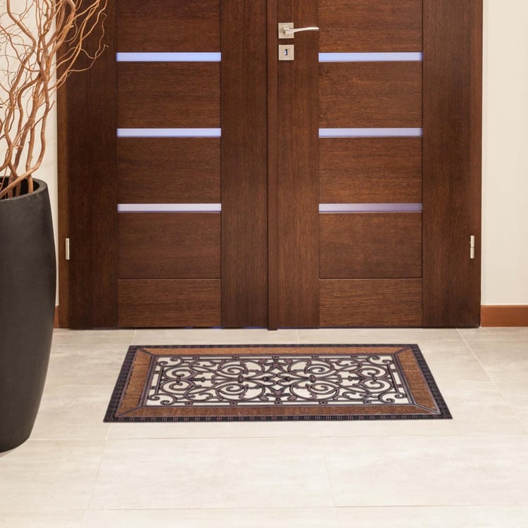 Cadence Elite Bentley Rubber Coir Doormat - 96x58cm