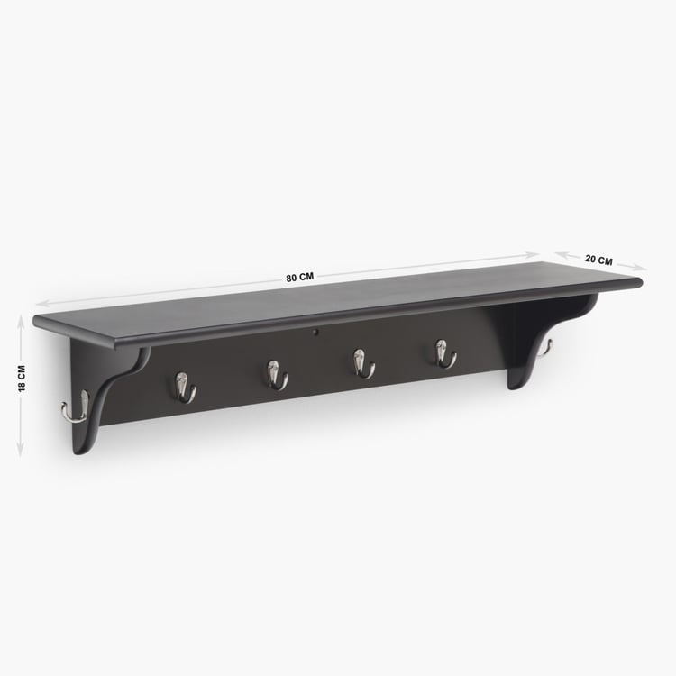 Linch Sleek Shelf - 80 cms Wenge
