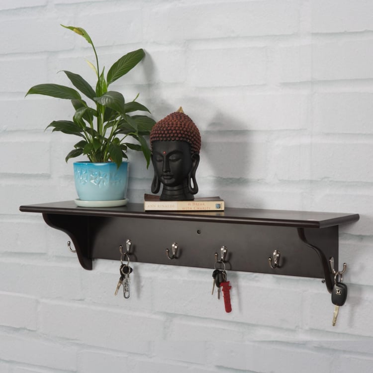 Linch Sleek Shelf - 80 cms Wenge