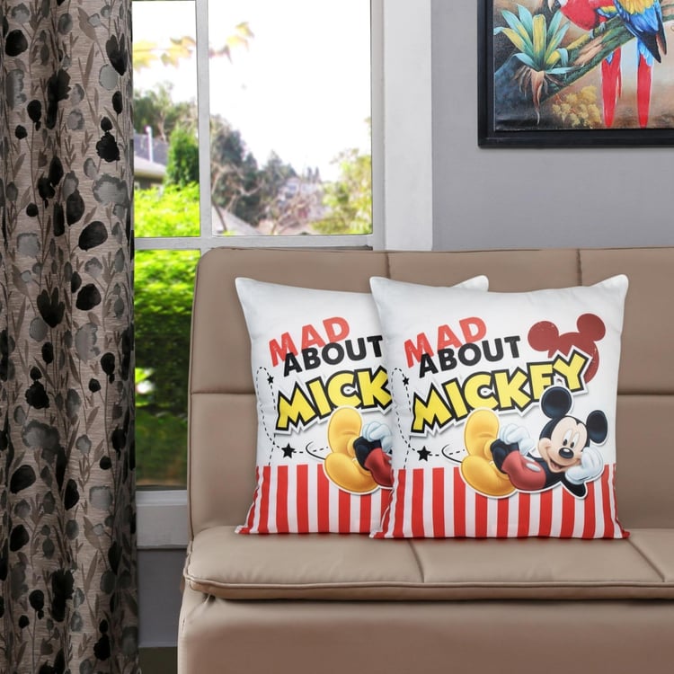 Mickey Mouse Cushion Cover - Set Of 2 Pcs.