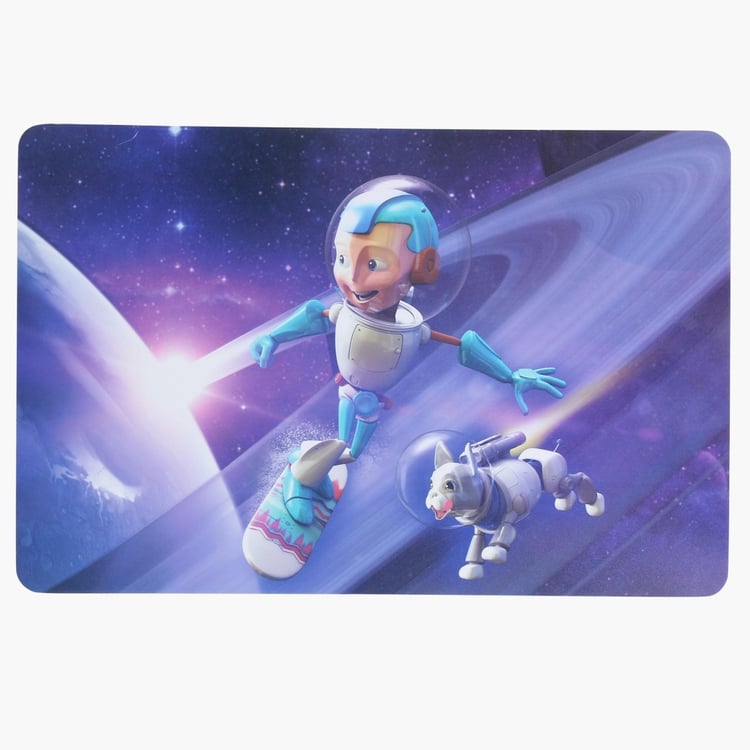 Adventure of U-tron Space Printed Placemat