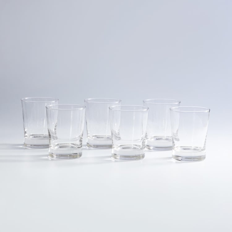 OCEAN  6-piece Ethan Round Whiskey Glass set - 360 ml