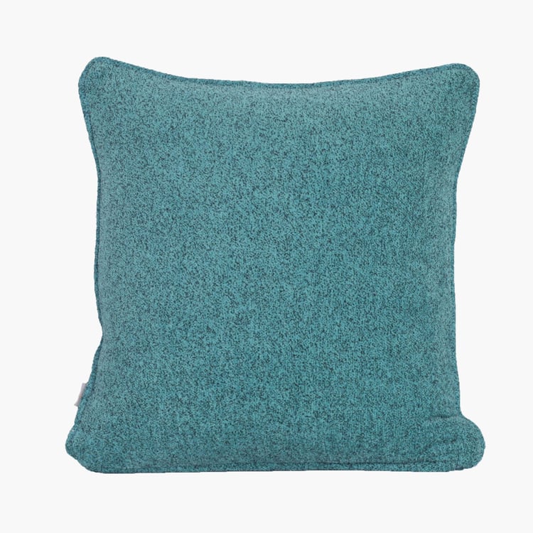 MASPAR Melange Teal Textured Cotton Cushion Cover - 30x30cm