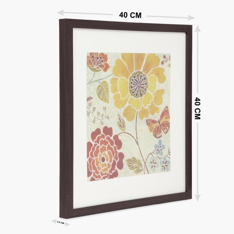 Floral Picture Frame- 40 x 40 cm