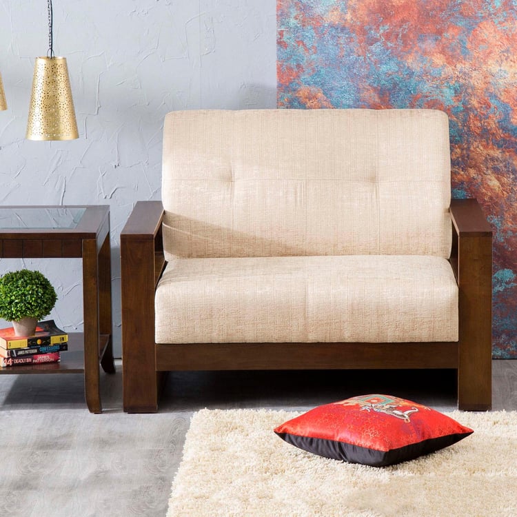 Delport Nomad Fabric 2-Seater Sofa - Beige