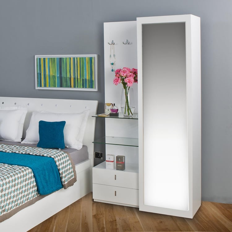 Fresno Tall Dresser with Sliding Mirror