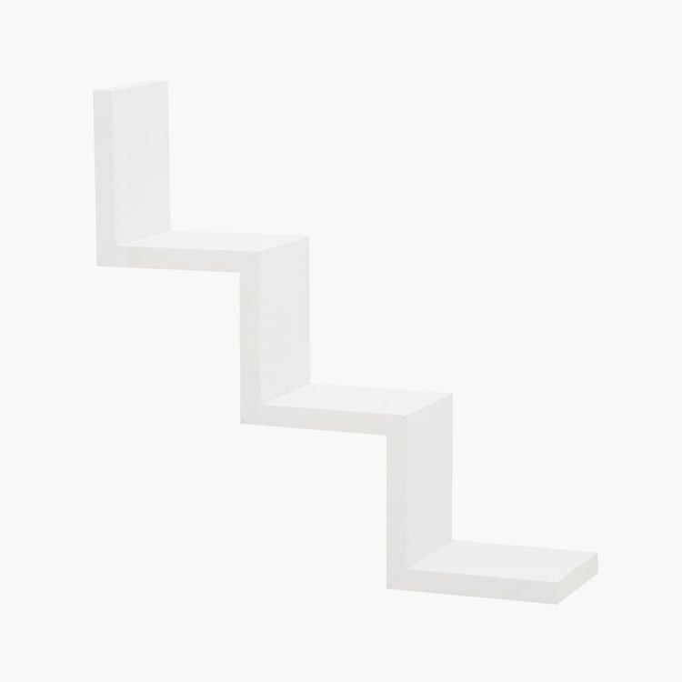 W 3-Tier Wall Shelf - White