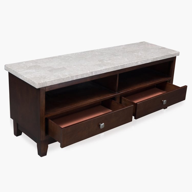 Geneva Oxville Solid Wood TV Unit - Brown