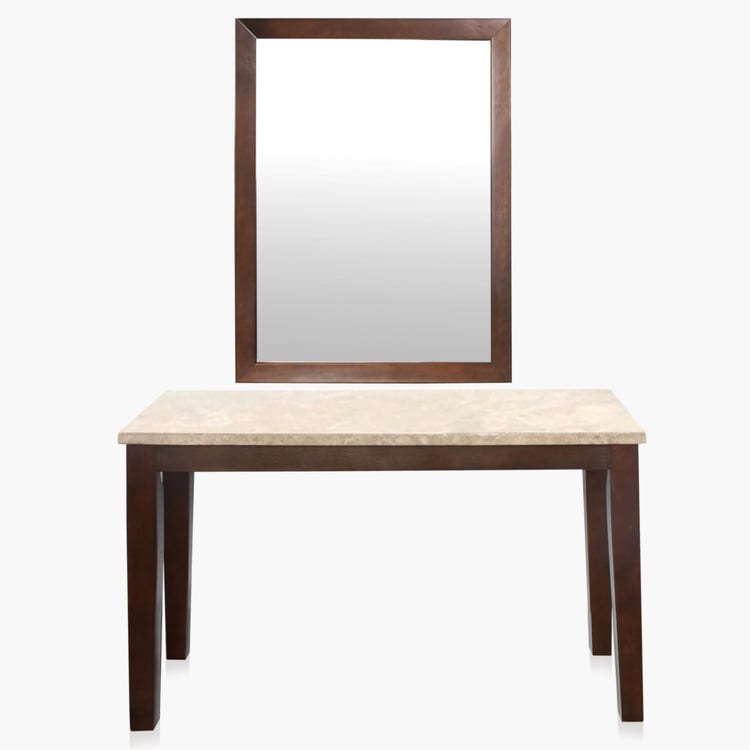Geneva Oxville Console with Mirror - Brown