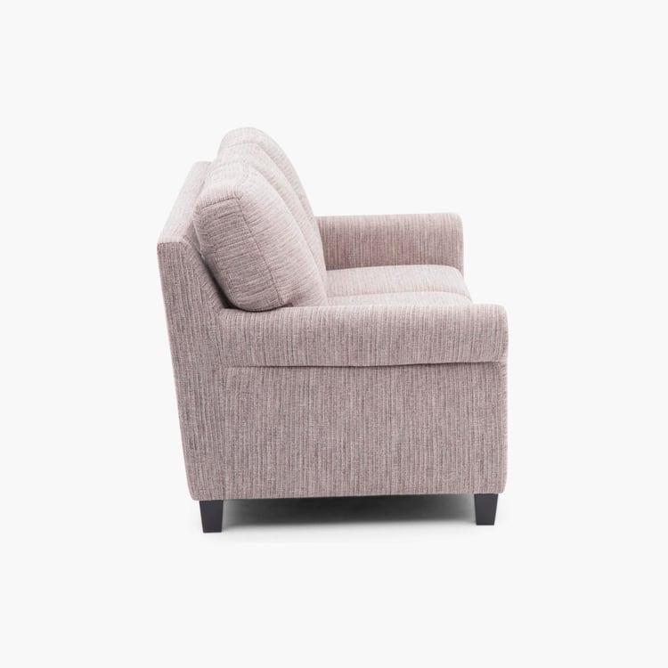 Portclair Naples Fabric 3-Seater Sofa - Brown