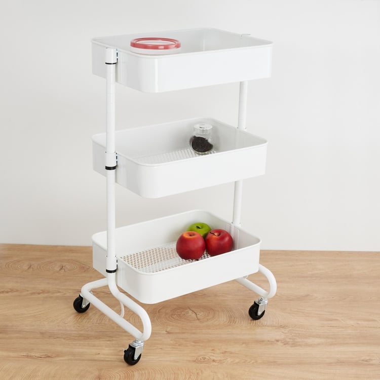 Tranzit Rectangular Metal Kitchen Trolley
