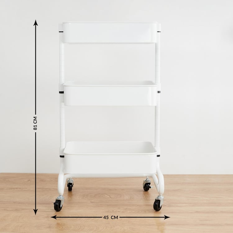 Tranzit Rectangular Metal Kitchen Trolley