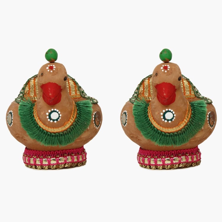 Utsav Dodo Bird Wax Diya- Set Of 2