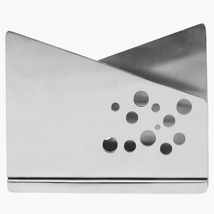 Glovia Stainless Steel Napkin Holder - 13.5x2.5cm