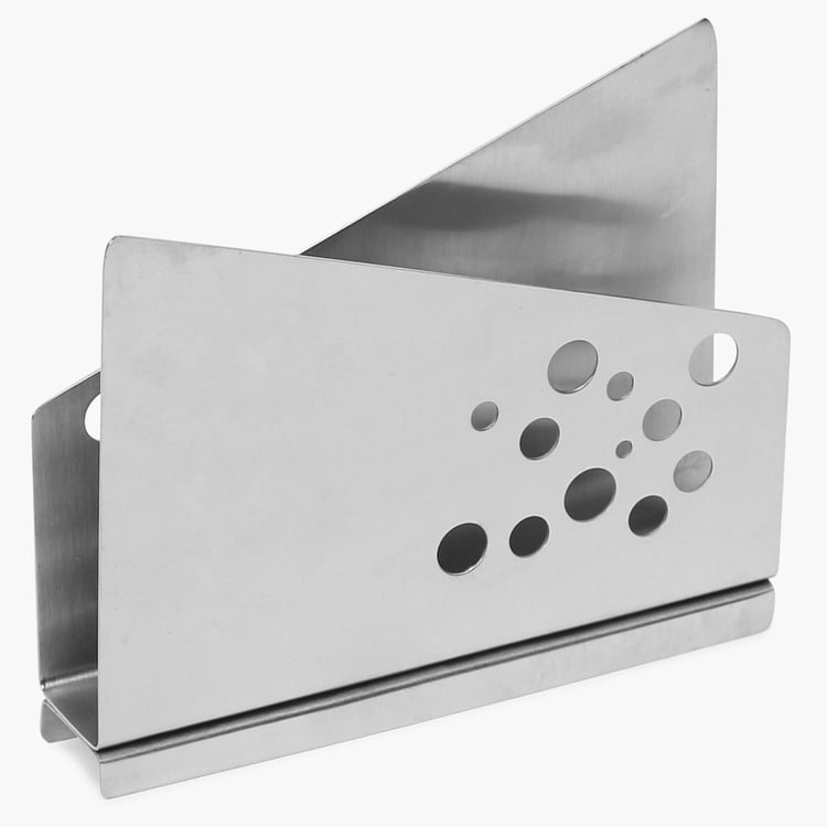 Glovia Stainless Steel Napkin Holder - 13.5x2.5cm