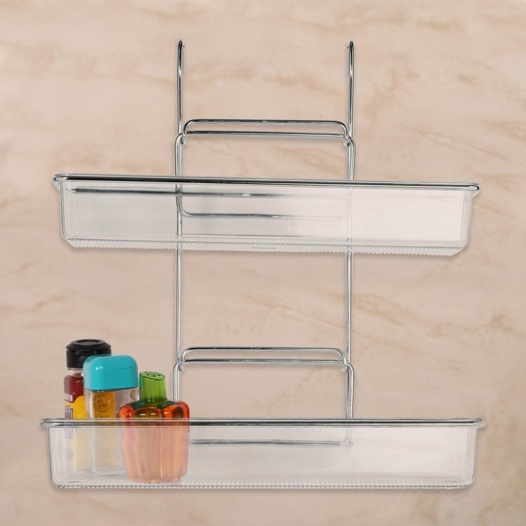 Orion Stainless Steel Hanging 2-Tier Multipurpose Rack