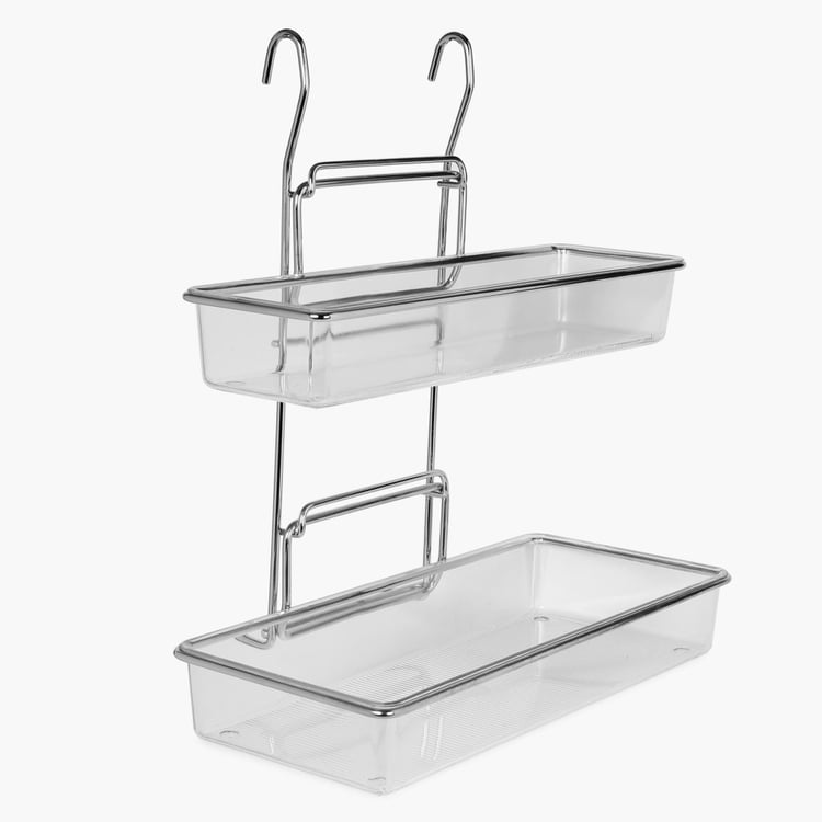 Orion Stainless Steel Hanging 2-Tier Multipurpose Rack