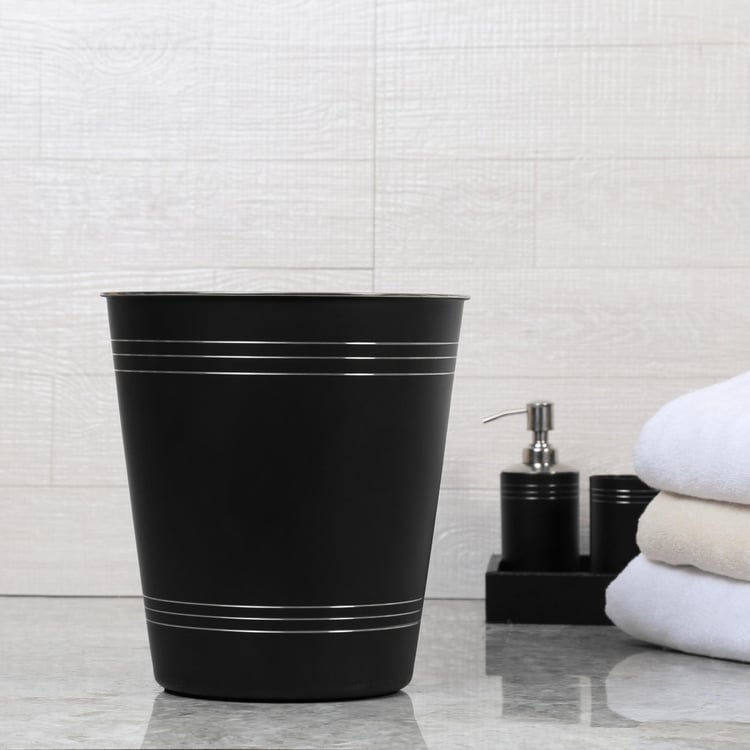 Adrian Lassly Matte Black Taper Bin-9 Ltr